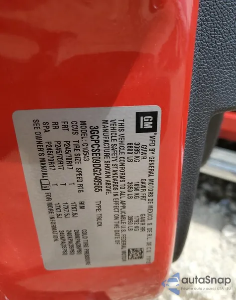 2013 Chevrolet Silverado C1500 Lt from USA, damaged, VIN 3GCPCSE09DG248565